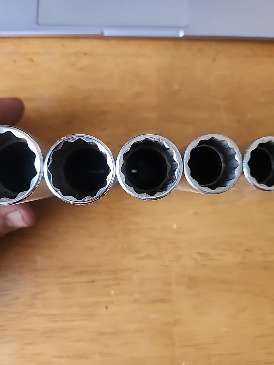 *SNAP ON TOOLS 1/2″ DRIVE 9 PC DEEP SAE SOCKET SET 12 POINT 1/2 TO 1-1/8