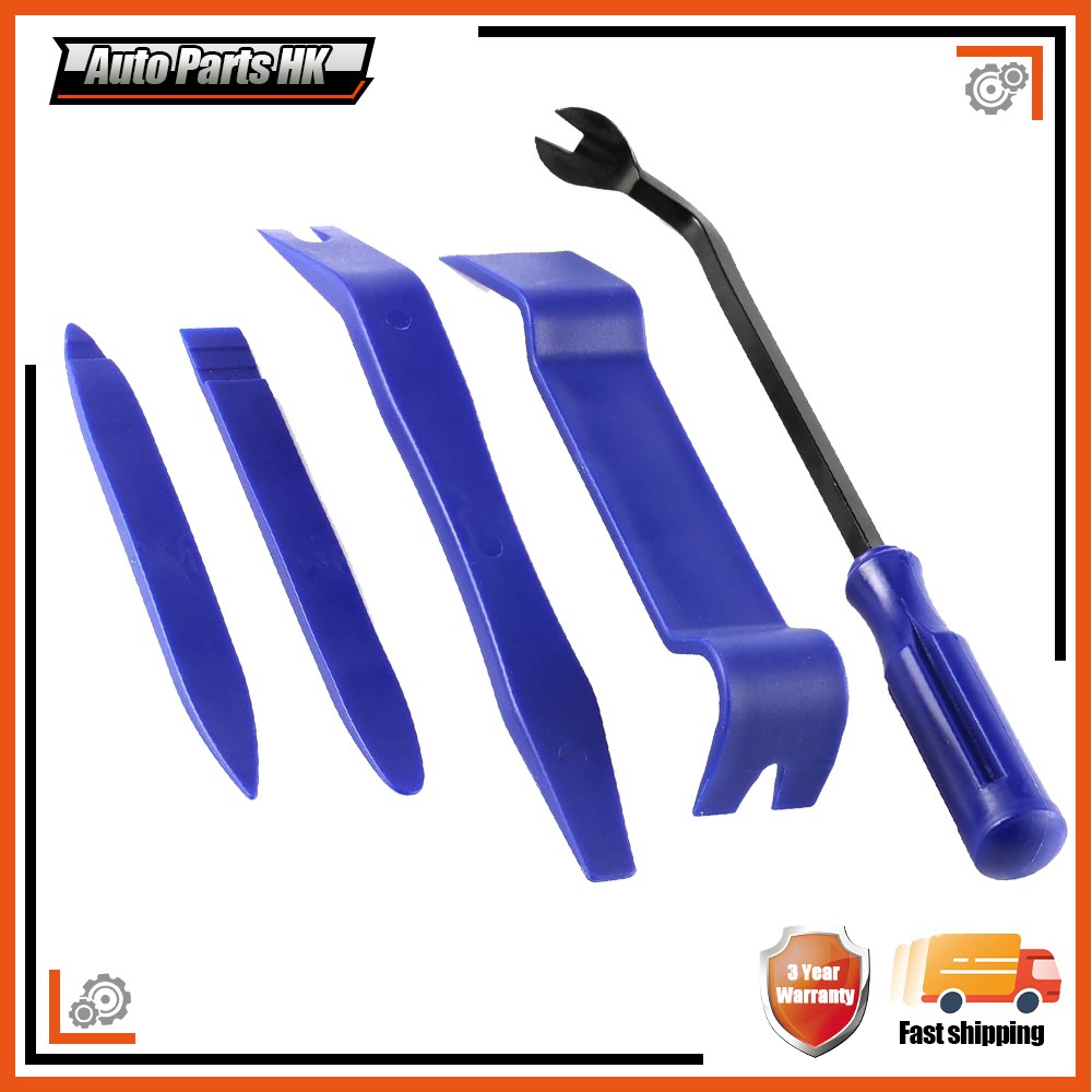 5PCS Trim Removal Tool Kit No-Scratch Removal Upholstery Audio Dash Dismantle US