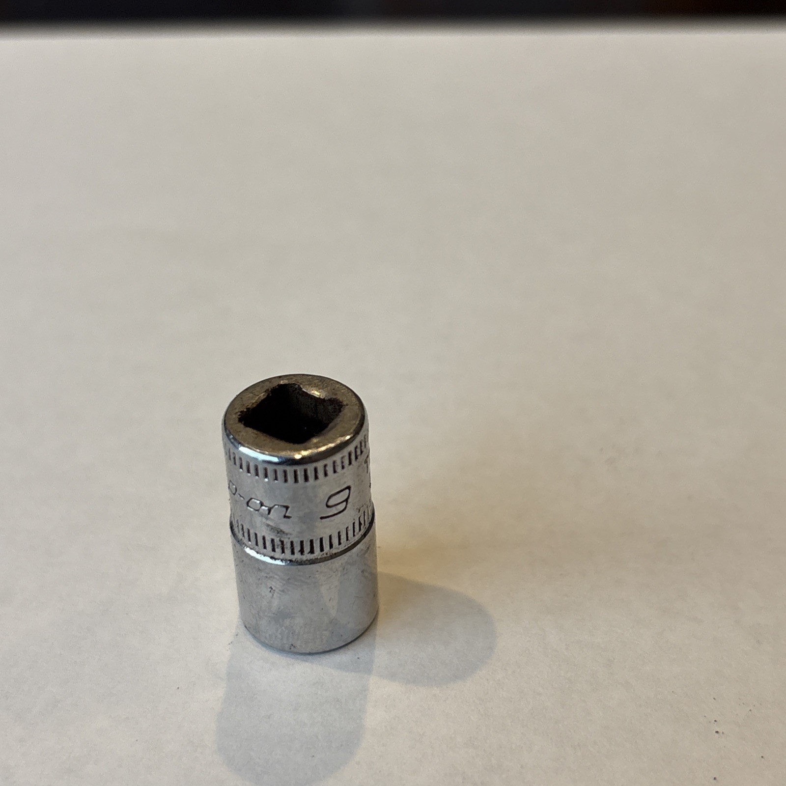 Snap On Tools TMM9 9mm Metric Flank Drive Shallow Socket 6 Point 1/4″ Drive USA