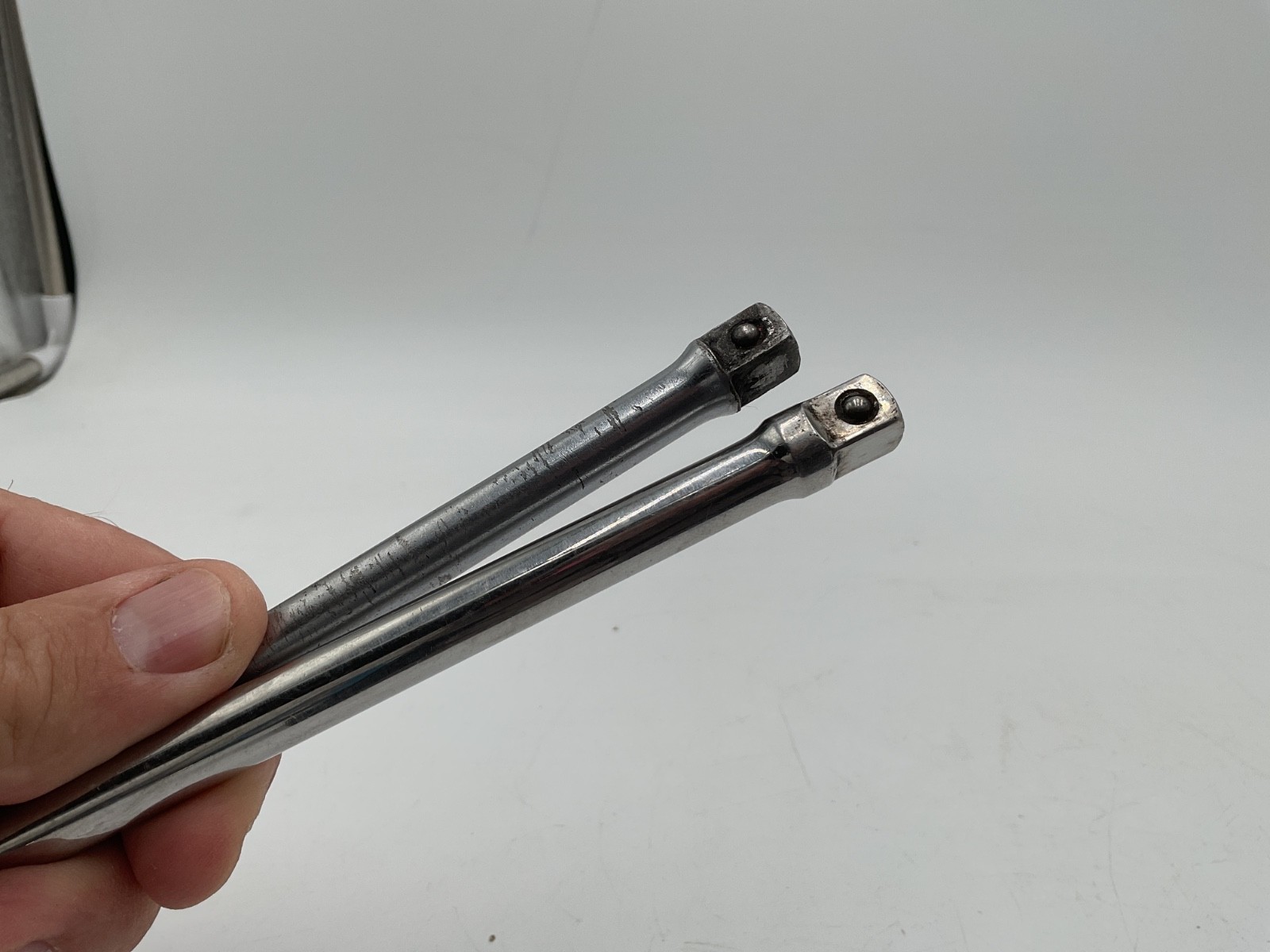 Snap On 3/8″ Drive 11″ &8” Chrome Friction Ball Extension USA FX-11, FX-8