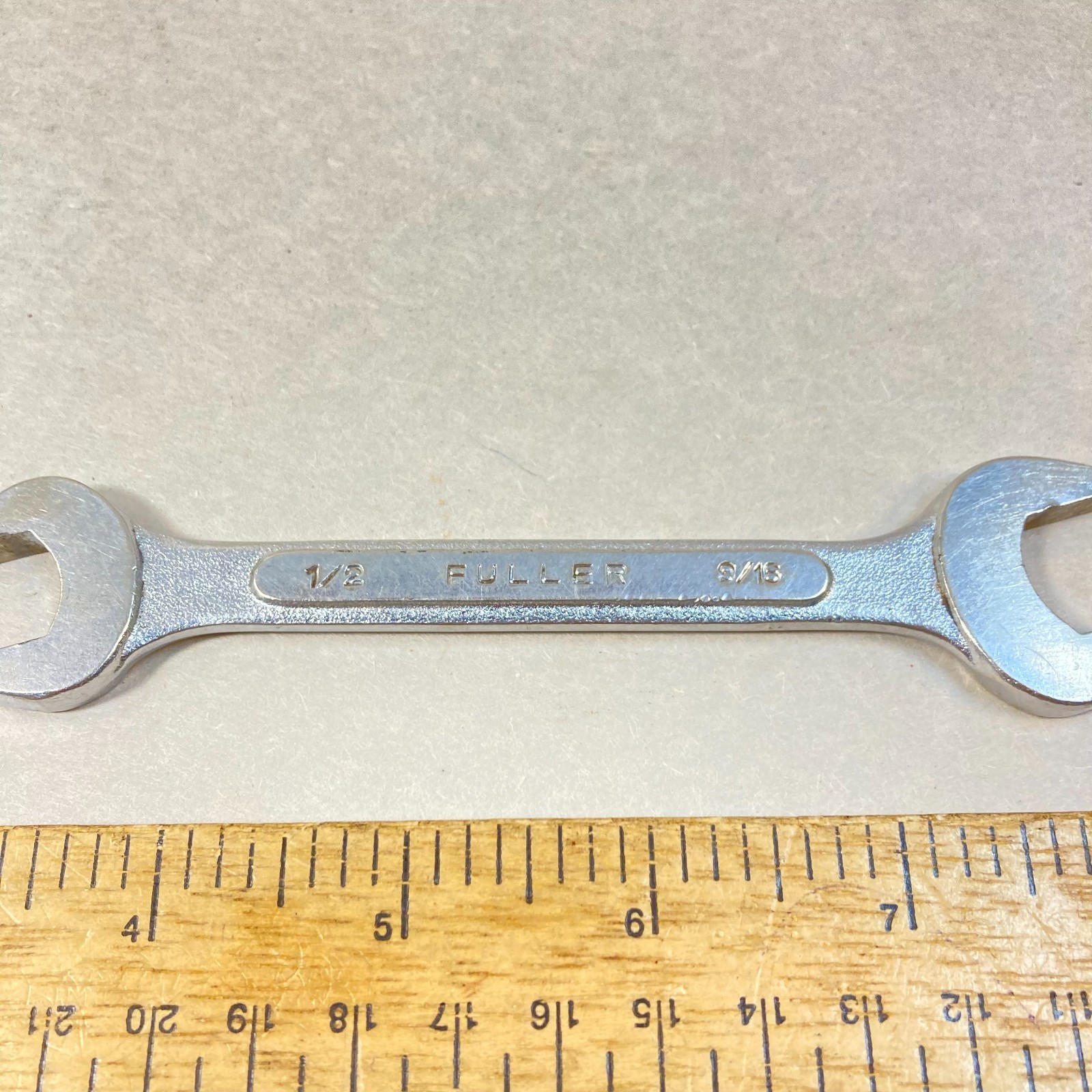 Vintage Fuller 1/2″ – 9/16″ Wrench Open End SAE Japan