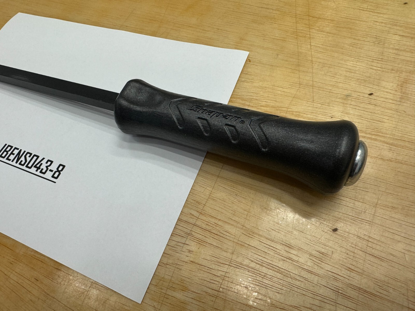Snap-on Tools USA NEW DARK TITANIUM 18″ Length Steel Striking Pry Bar SPBS18ADT