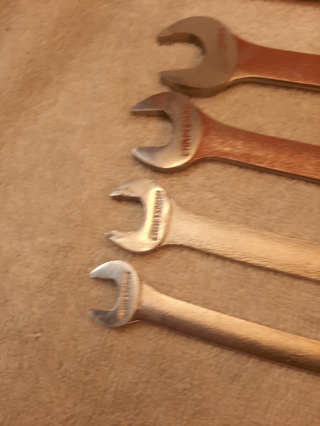 Vintage Craftsman 4pc SAE Tappet Wrench Set -V- 44475. 44474, 44473, 44472, USA