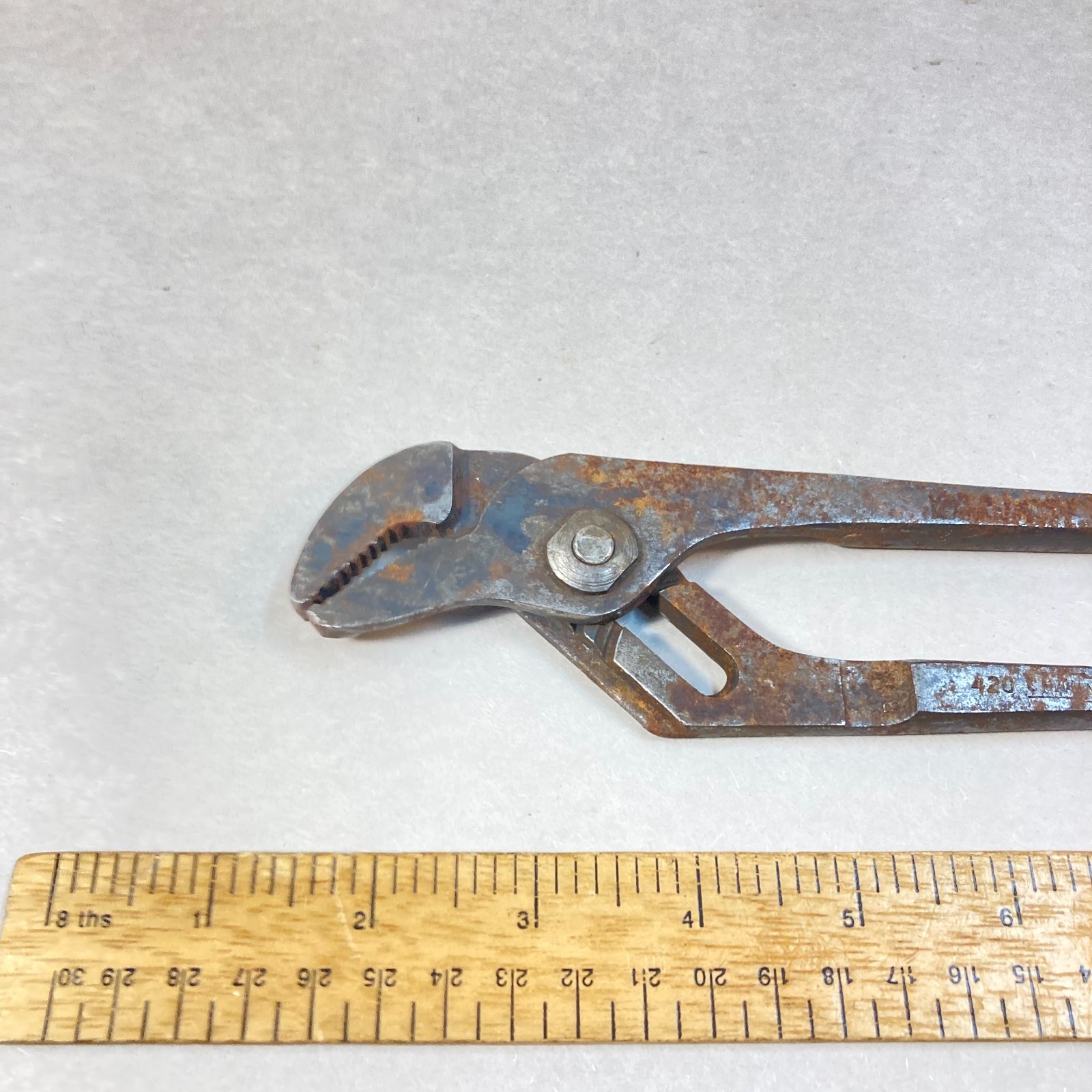 Vintage Channellock Pliers Groove Arc Joint 10″ #420 USA