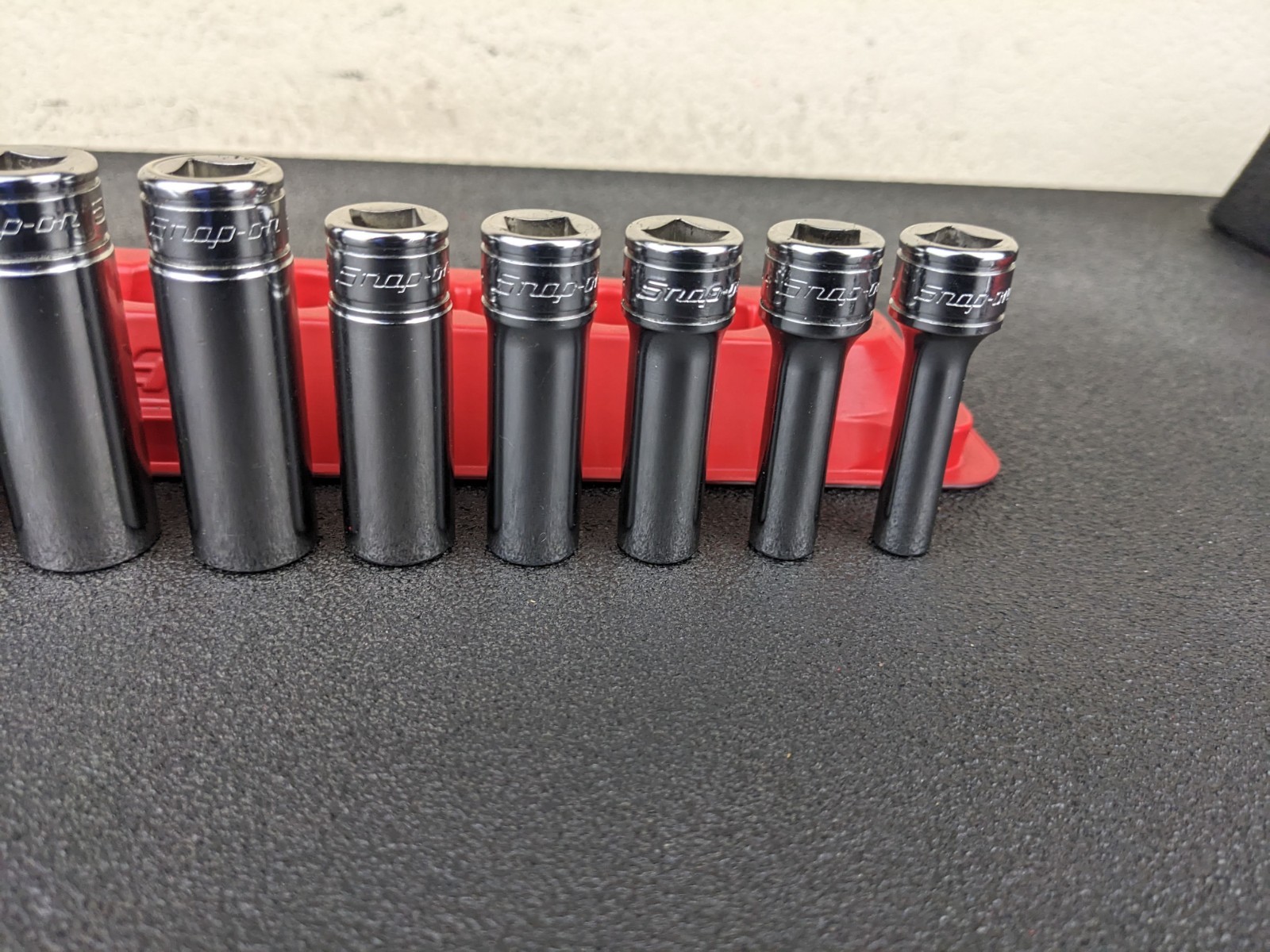 #bp400 Snap-on 211SFSY 1/4″ 7/8″ SAE 11-Piece 3/8″ Drive 6-Point Deep Socket Set