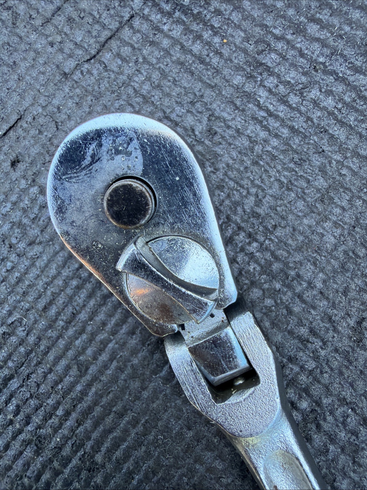 Sears Craftsman USA 3/8” Hourglass Flex Head Ratchet 42793 V Series Rare 11.5”