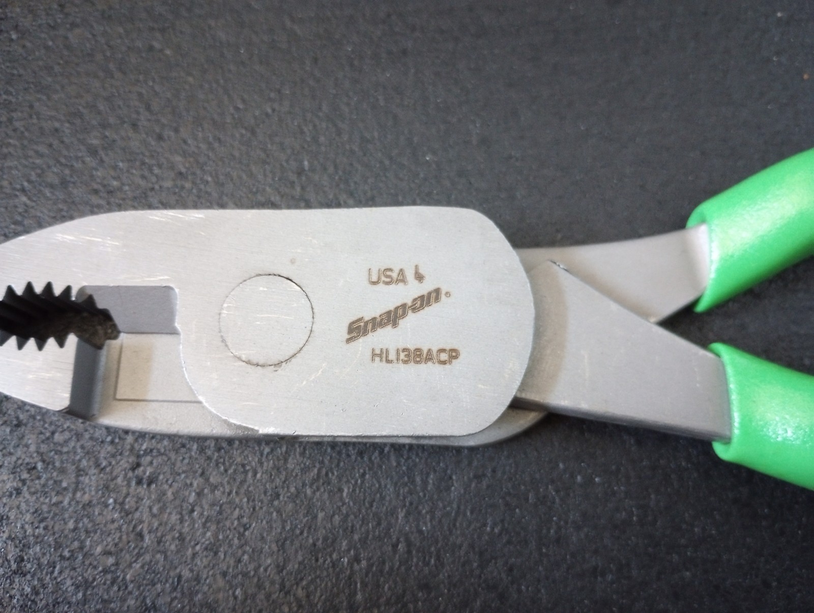 Snap-on USA NEW GREEN 7-7/8″ High Leverage Combination Pliers HL138ACPG