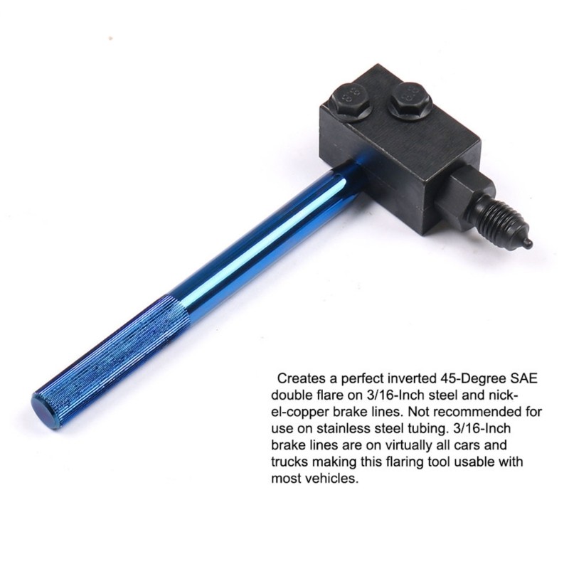 3/16inch Cutter Auto Hard Line Cutting Flaring Removable Handle Tool for Car