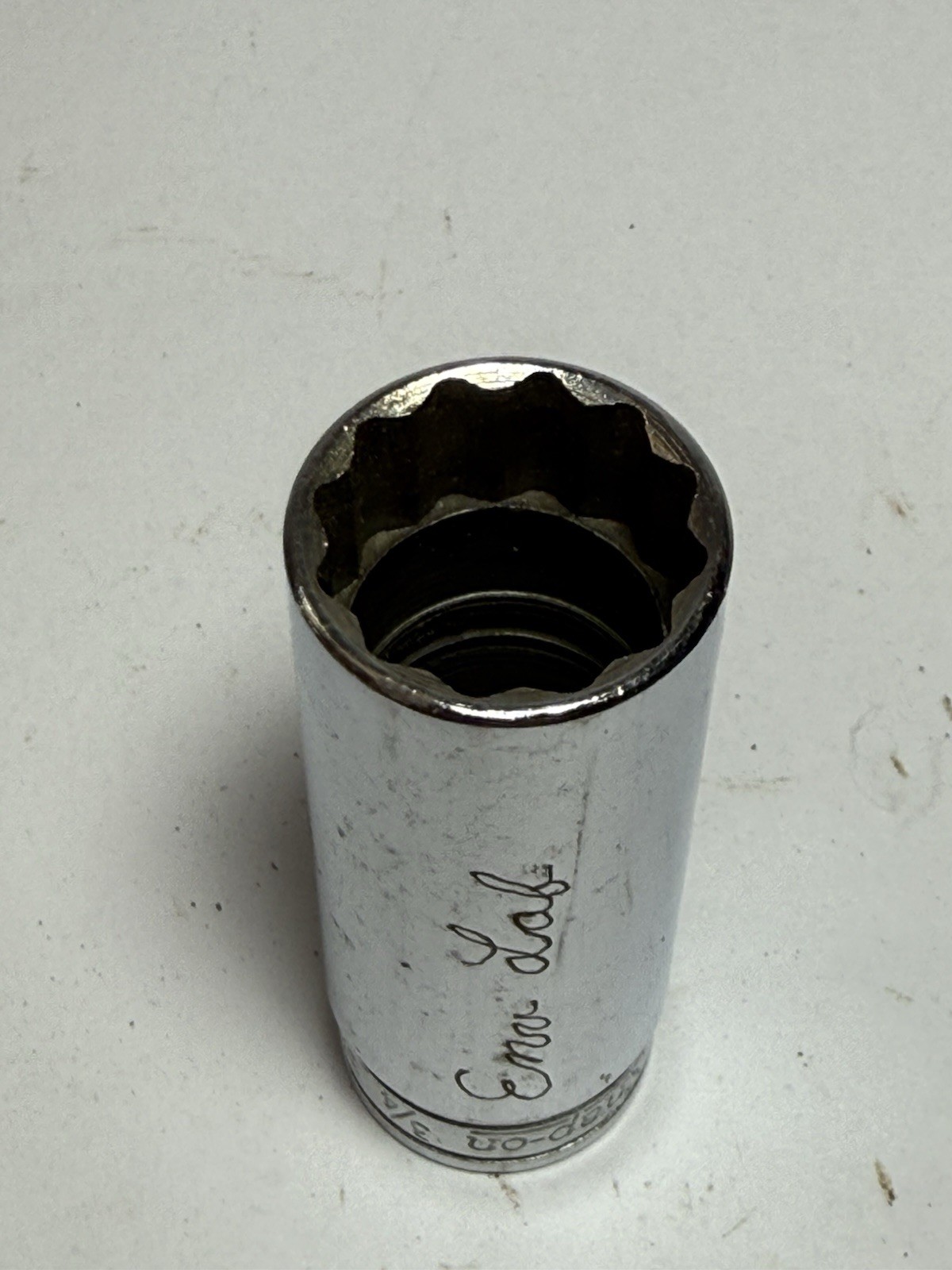 Snap On Tools 3/4″ Deep 3/8″ Drive 12 Point SAE Chrome Socket SF241