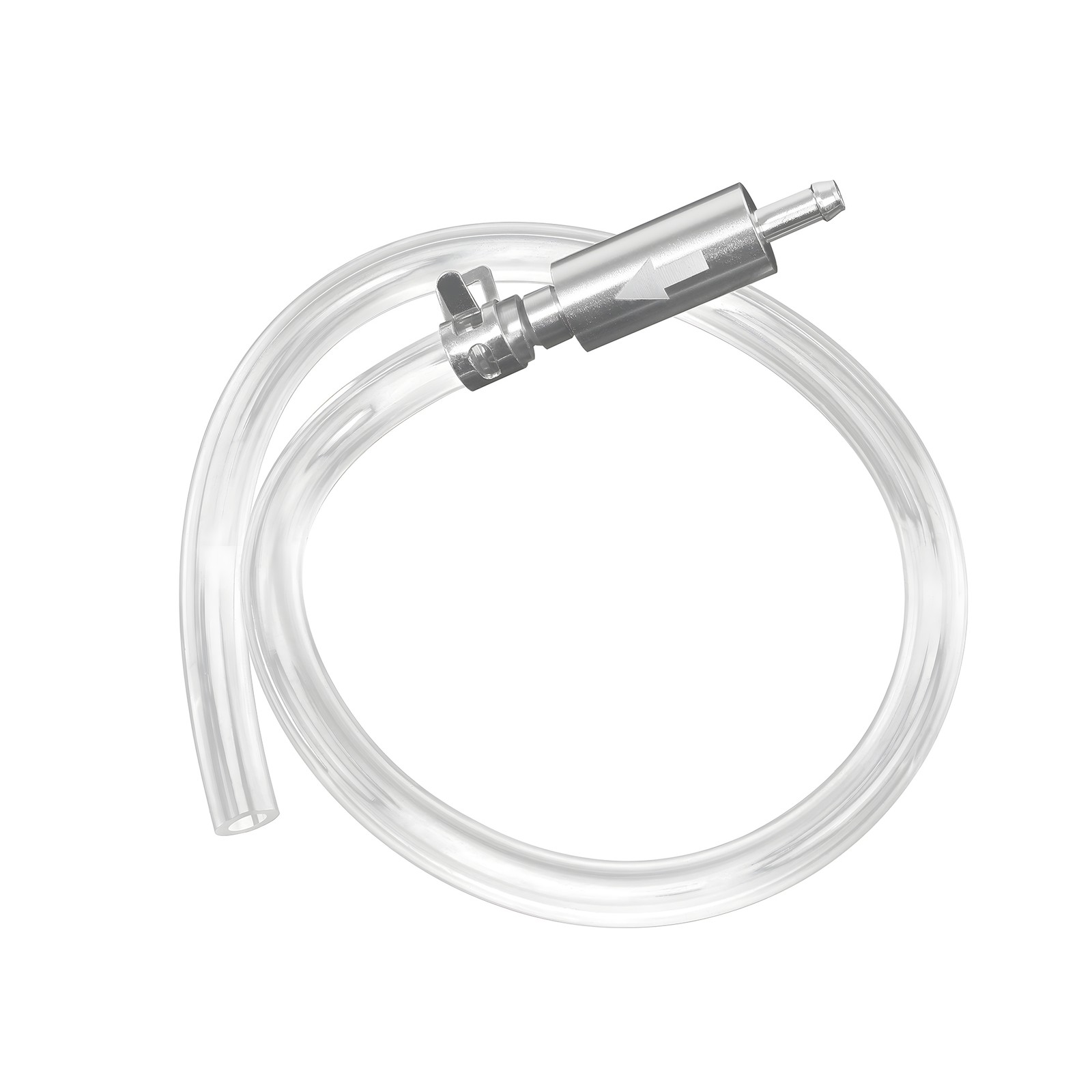 2 SET BRAKE BLEEDER HOSE ONE WAY CHECK VALVE TUBE BLEEDING TOOL KIT SILVER – US