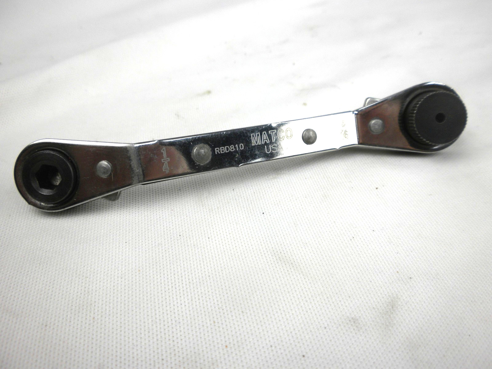 Matco RBD810 Offset Ratcheting Bit Driver Wrench 18/4″ – 5/16″