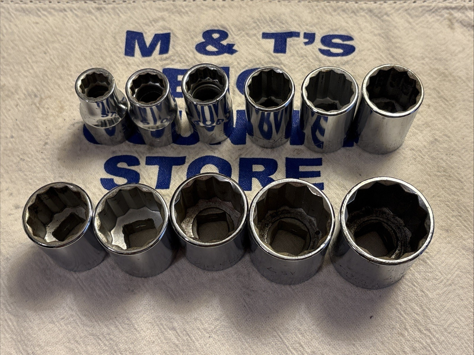 Craftsman USA 1/2″ Drive 12pt 11pc SAE Shallow Socket Set G Series 7/16 – 1-1/16