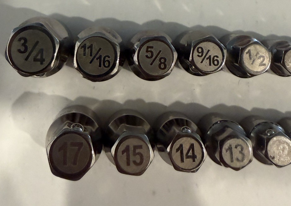 CRAFTSMAN 42801 42800 LOW PROFILE RATCHET WRENCH SOCKETS METRIC SAE 15Pc Vintage