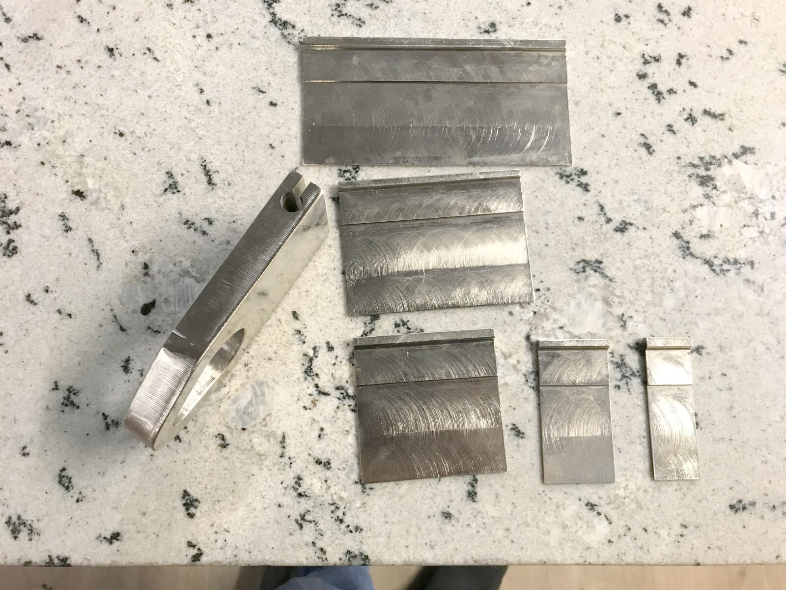 AUTO BODY WELD AND PULL CLAMP COMPLETE 5 PIECE SET VERY HI QUALITY CHROME PLATED
