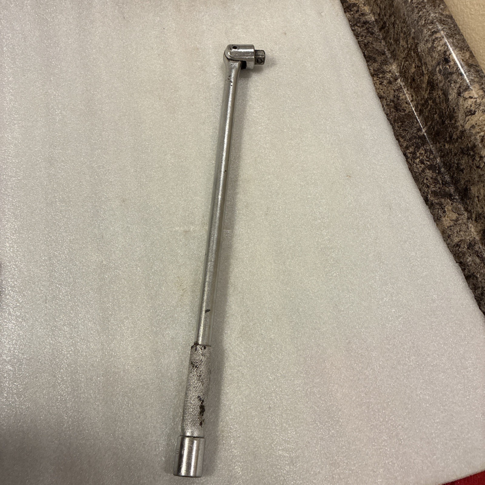 Mac Tools Rare 18″ Breaker Bar Early Sabina Ohio USA Extension Handle End V18-F