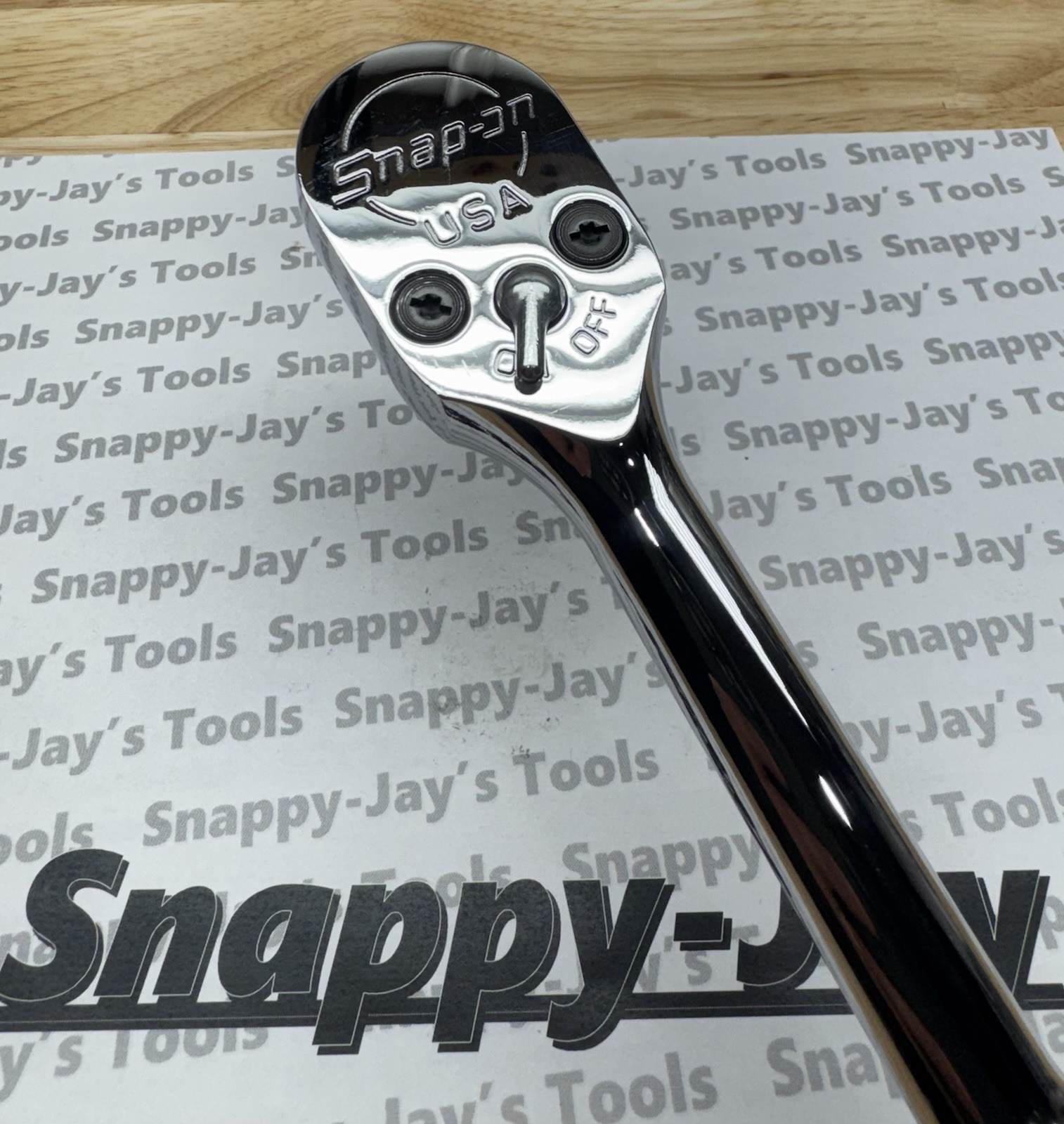 Snap-on Tools NEW RARE TEAL 1/2” Drive Hard Grip Ratchet SHD80ATL *LESS PERFECT*