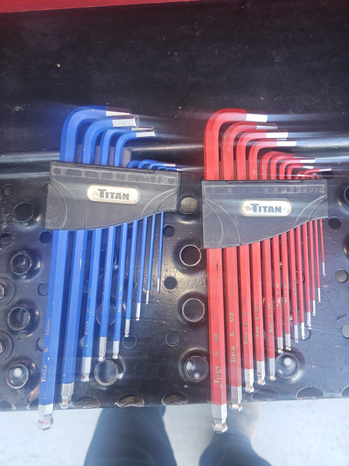 Titan SAE & MM Allen Full Wrench Set