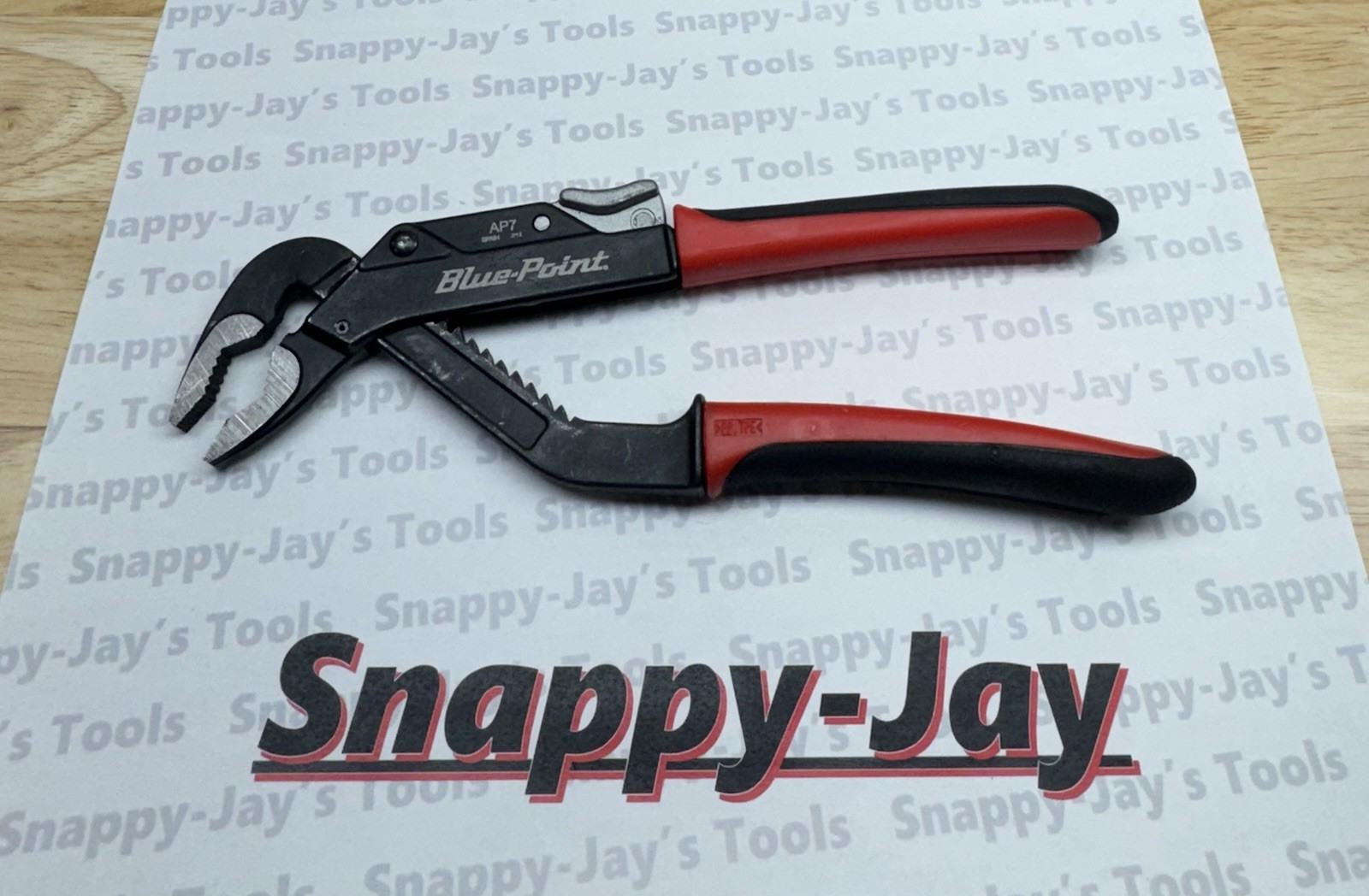 Blue-Point Tools By Snap-on 7” RED Adjustable Joint Pliers AP7