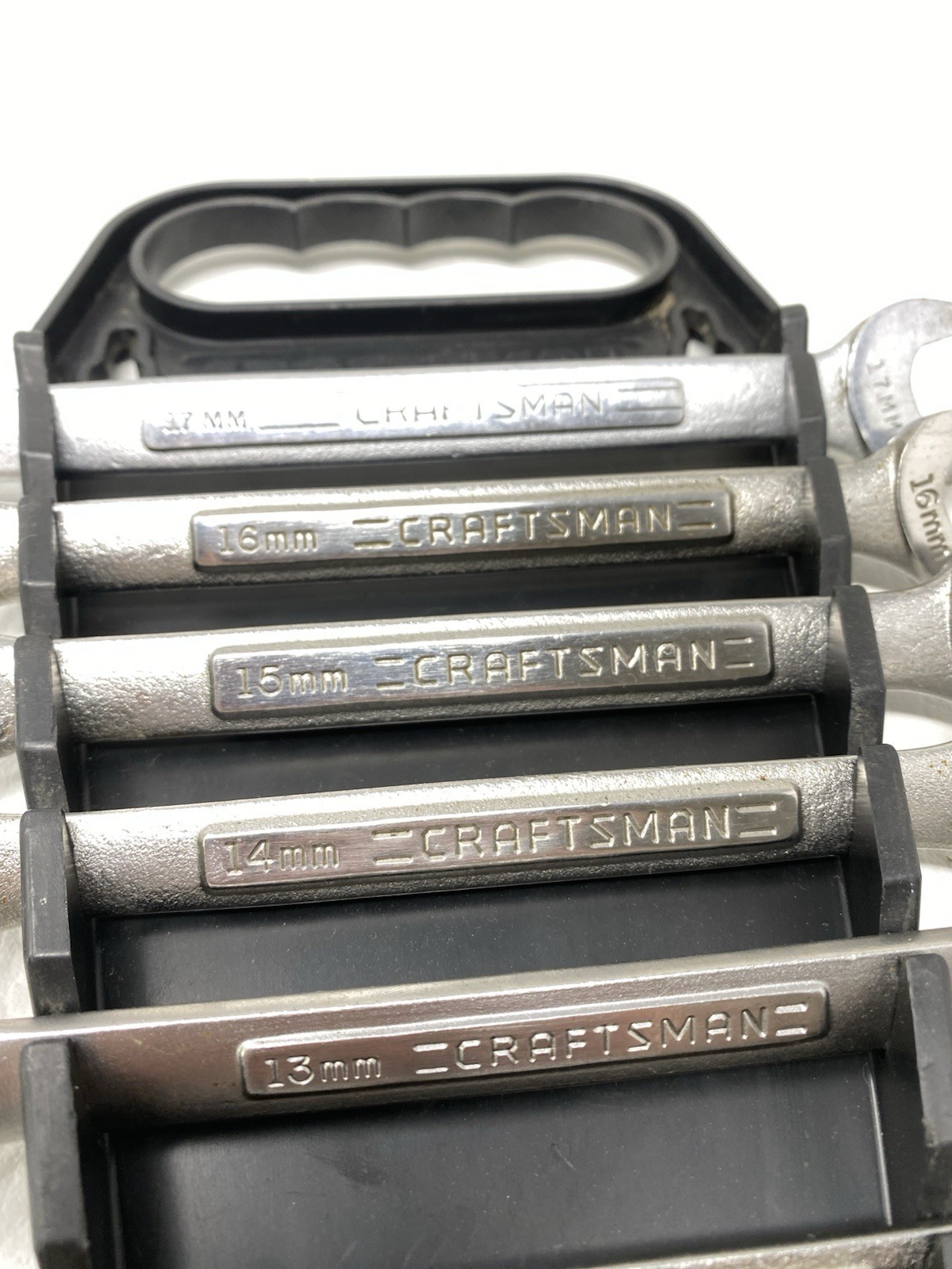 Vintage Craftsman USA Made Metric Combination Wrench Set 8pc Set 10-17mm Clean!