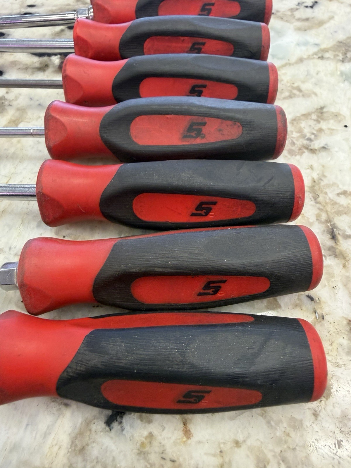 Snap On Pick Screwdriver Torx Set Red PAK562420 Pouch 12 Piece Set As Pictured..
