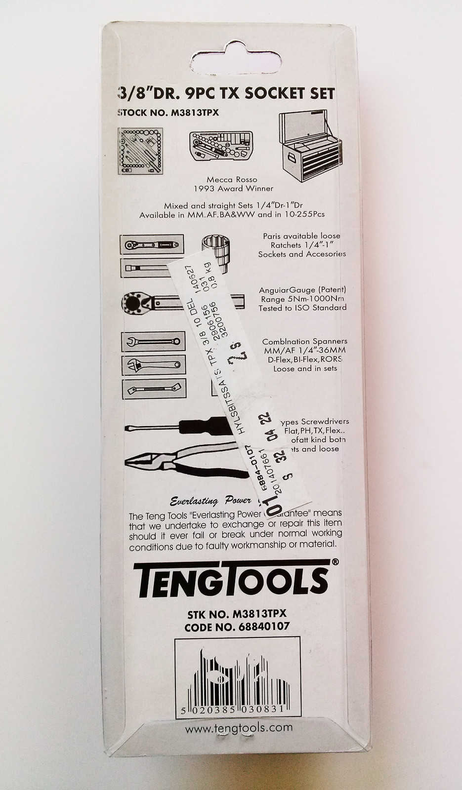 TENG TOOLS M3813TPX 9 Piece, 3/8″ Drive Torx Socket Set 68840107