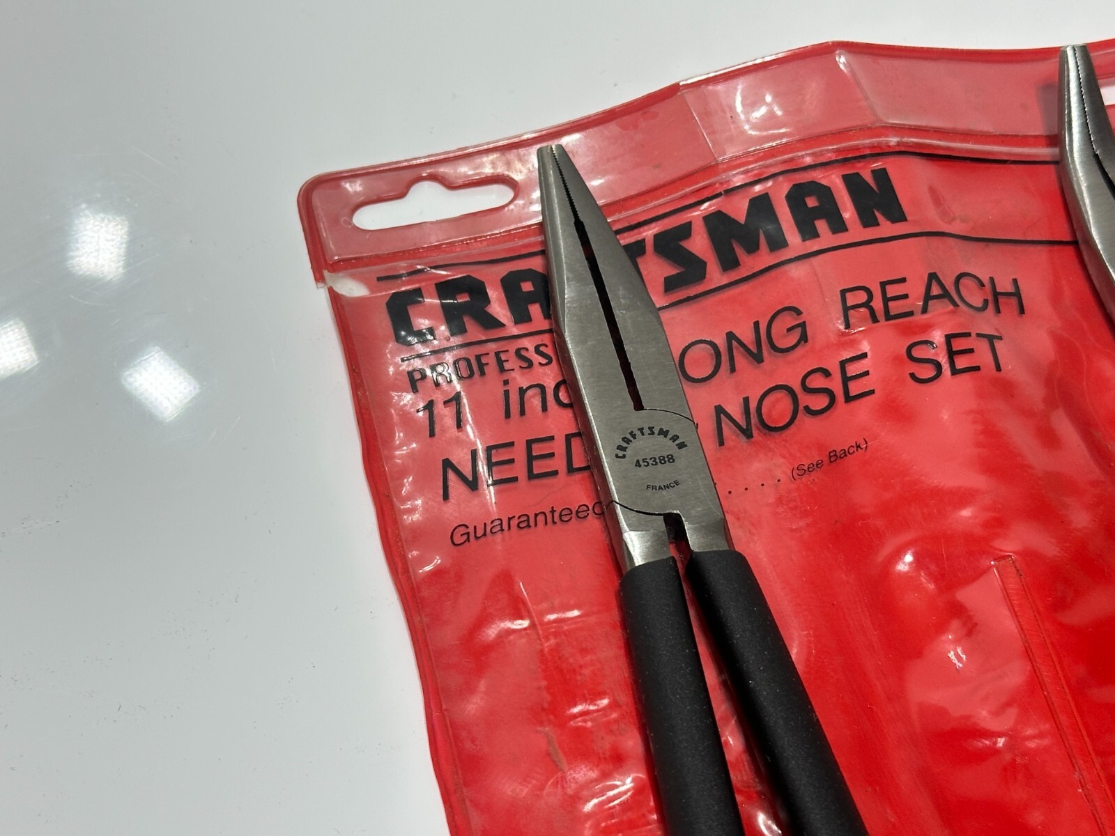 Craftsman Professional 45239 (FRANCE) Rare 2pc Extra Long Needle Nose Plier Set