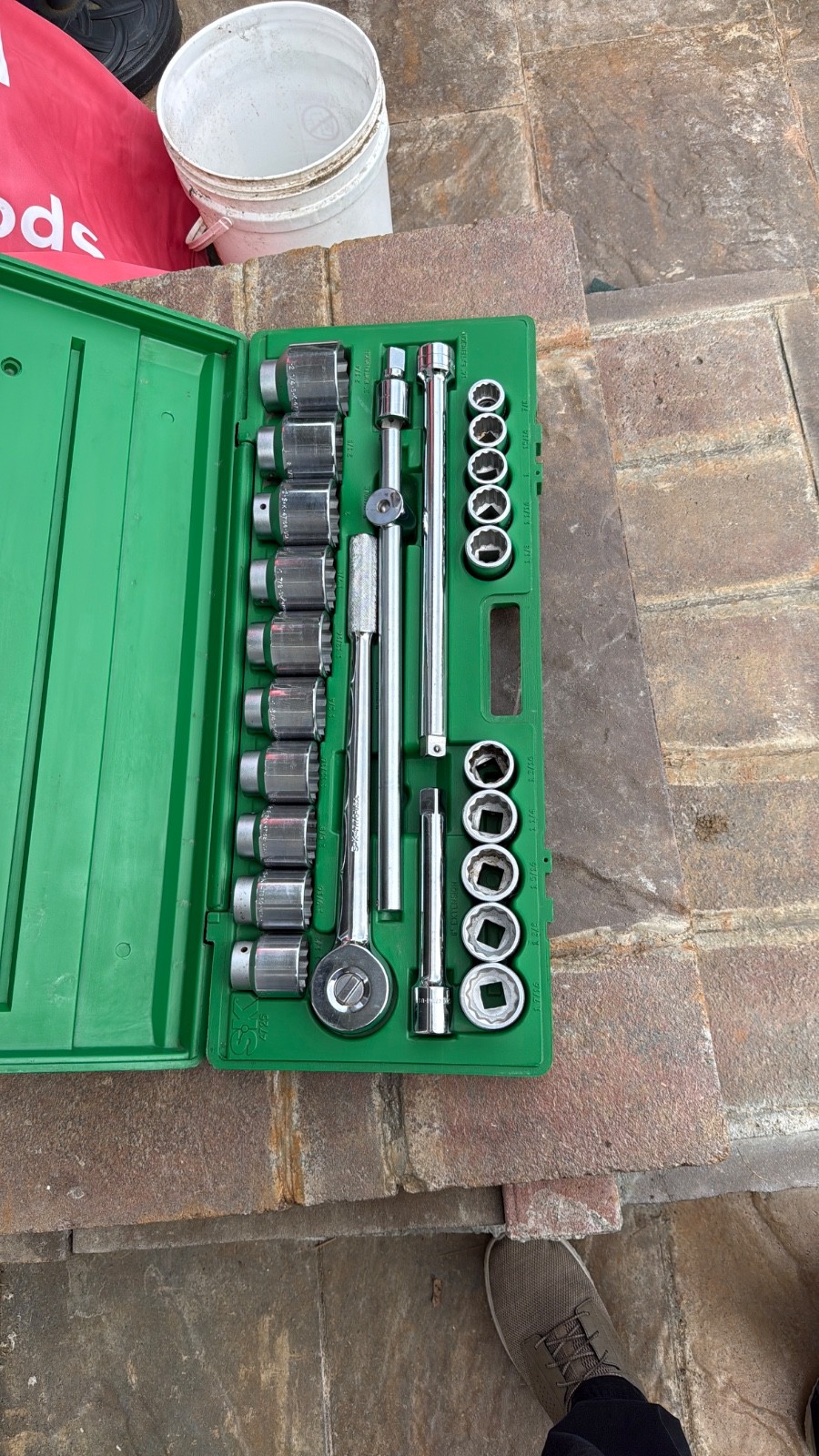 SK Tools 3/4″ Drive Socket & Rachet Set SKT 4725