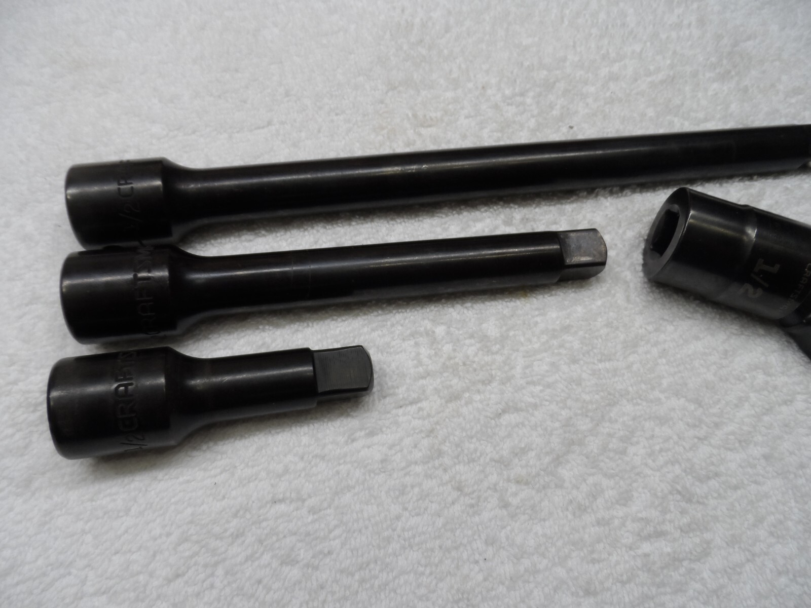 Craftsman 1/2″ Drive Impact Pinless Swivel Joint + Extension Bar Set- 4 pcs