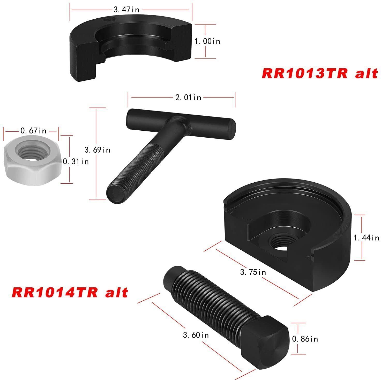 RR1014TR Front Bearing Puller & RR1013TR RT-Series Support Tool for Eaton Fuller