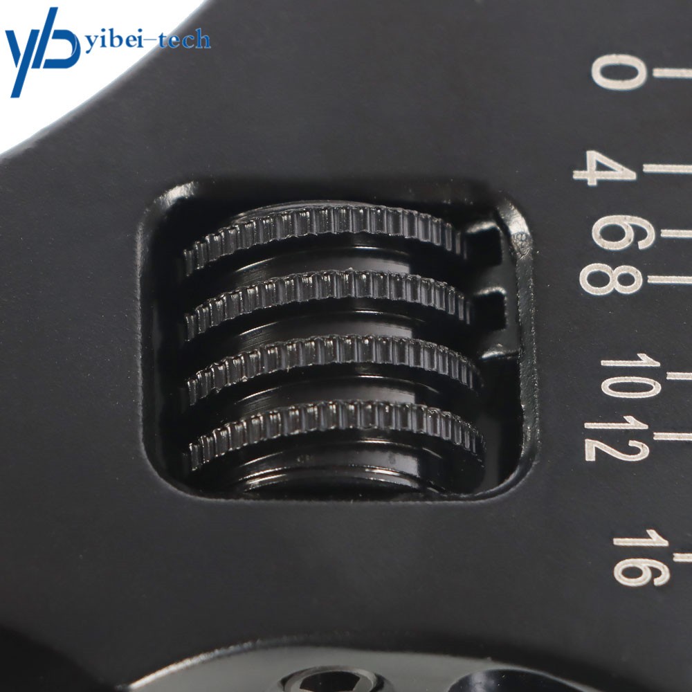 Black Adjustable Wrench Aluminum Tool Spanner for Hose End Fitting 3AN-16AN