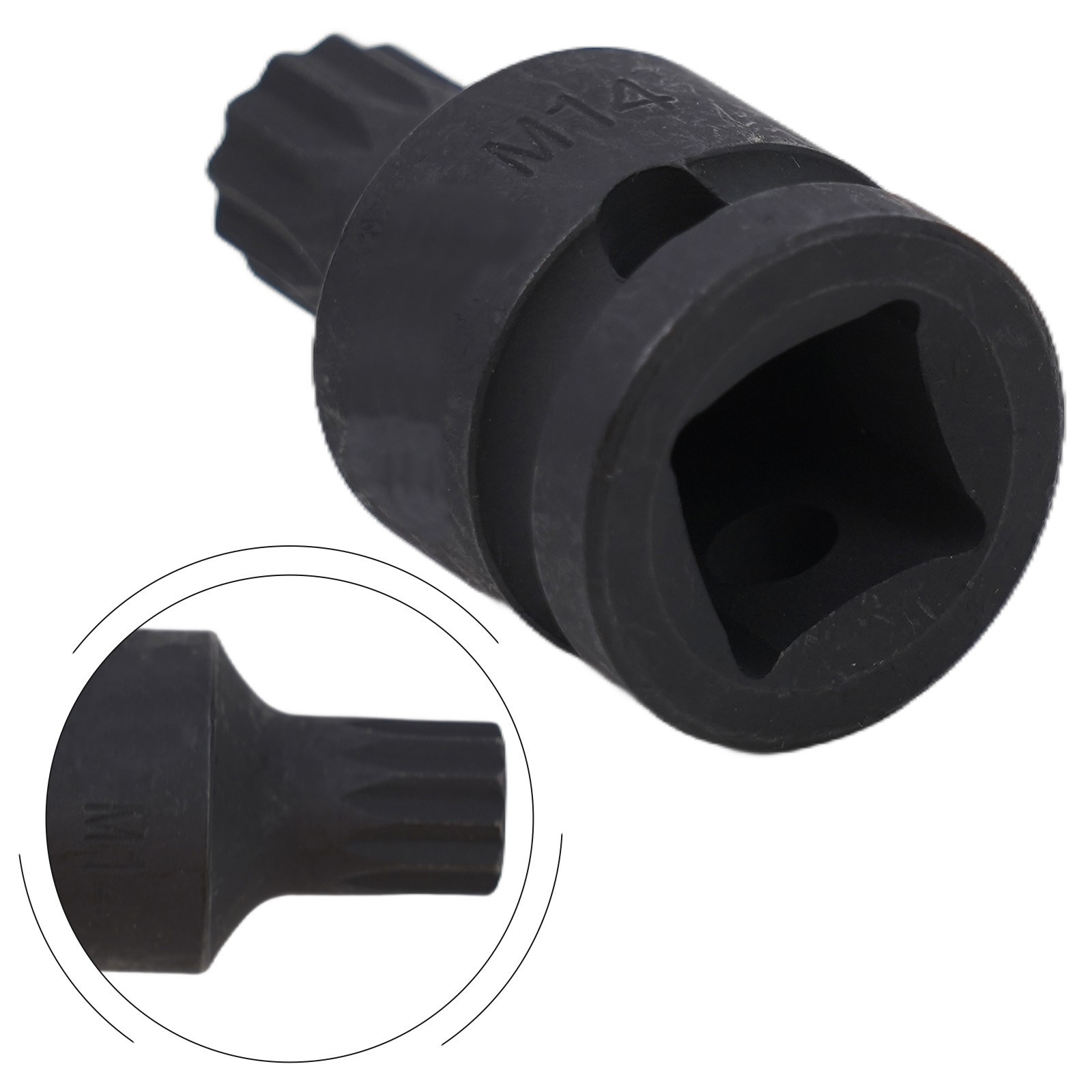 Screw Removal Sleeve Screw Disassembly Tool Socket With 3/8″ Square Driver 2PCS