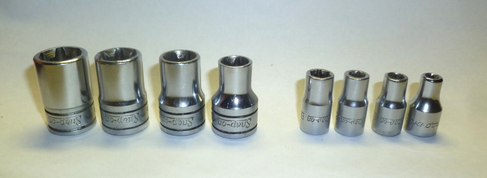 8pc Snap On Tools Torq Sockets 3/8 + 1/4 FLE1630 – TLE50