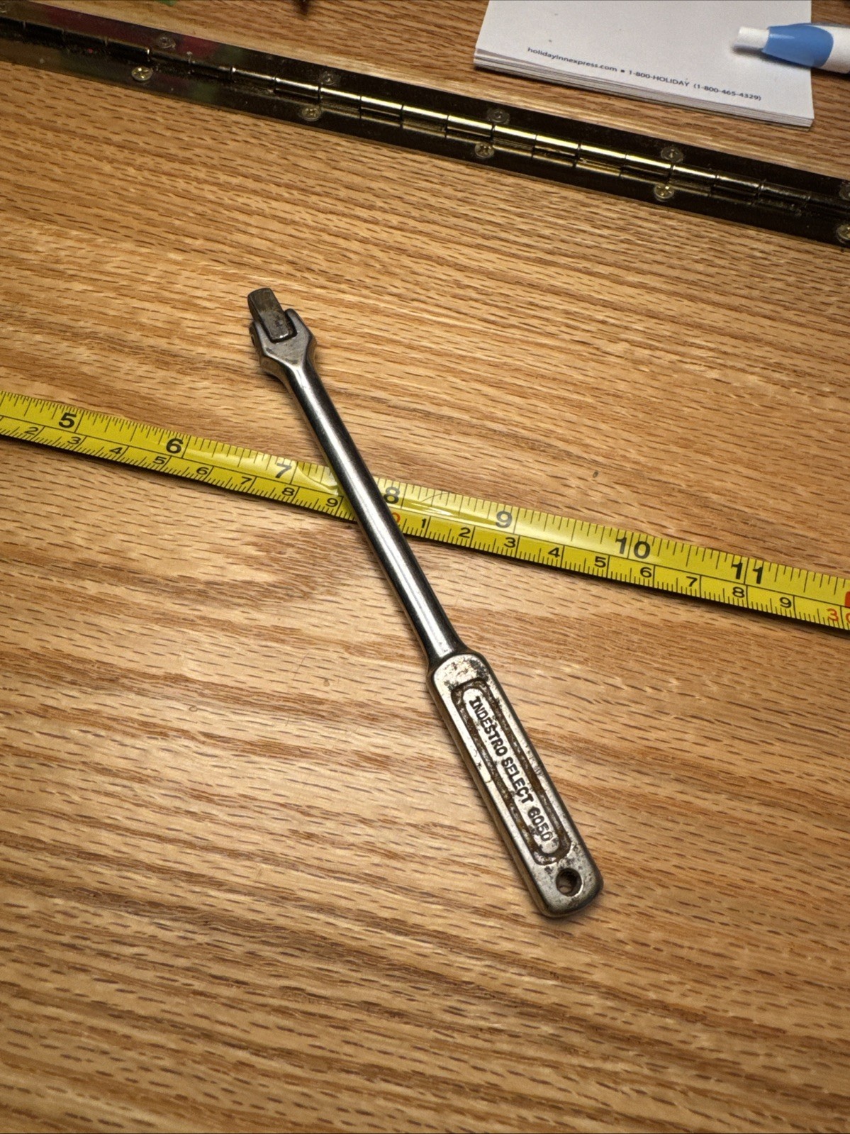 Indestro 6050 Breaker Bar Flex Handle 1/4″ Drive USA Tool