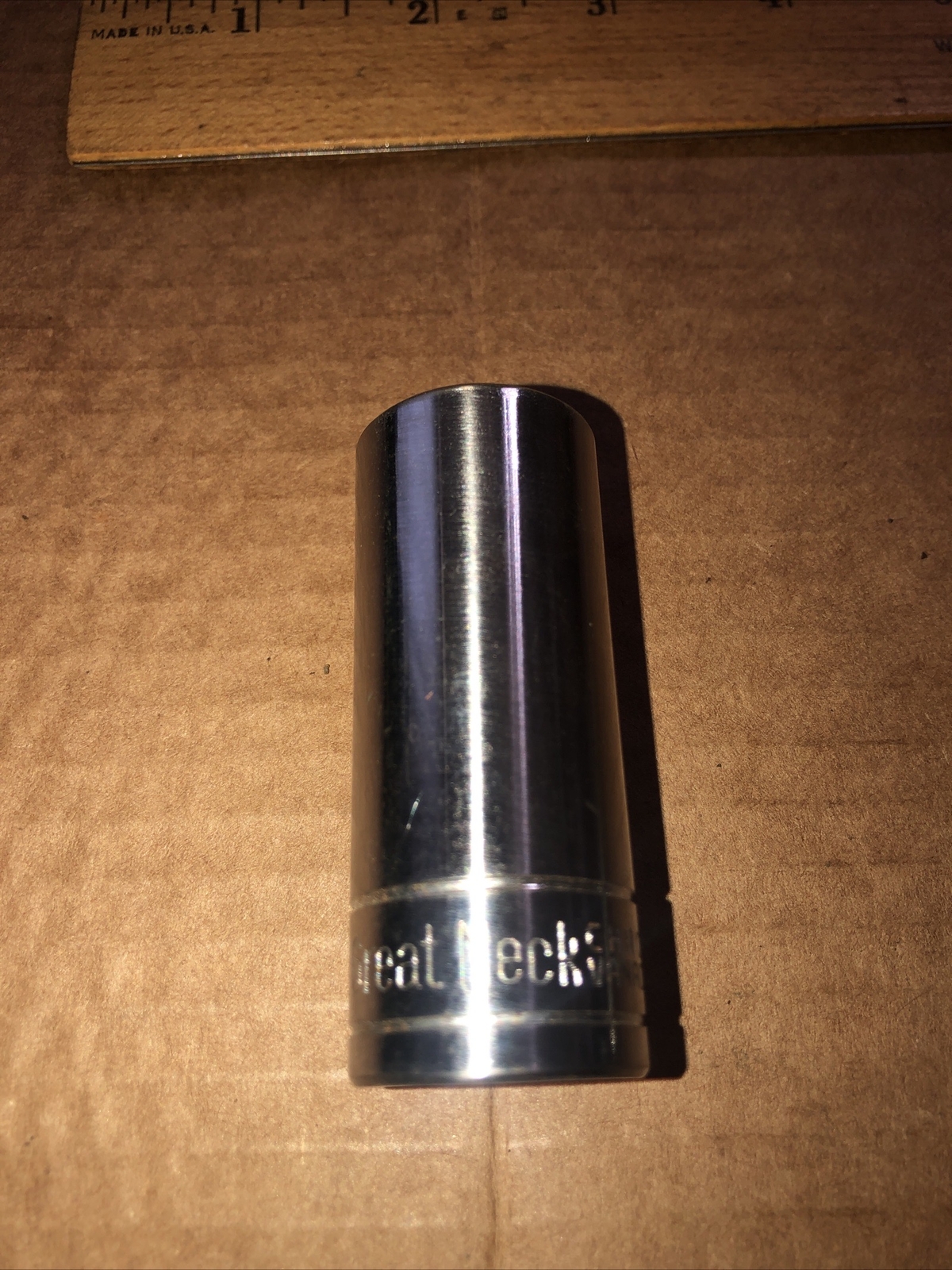 Great Neck 18mm 3/8″ Drive 6pt Deep Chrome Socket Minor Rusting See Photos !