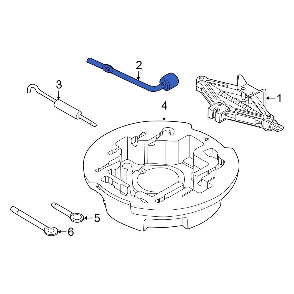 Kia 091313B010 Wheel Lug Wrench