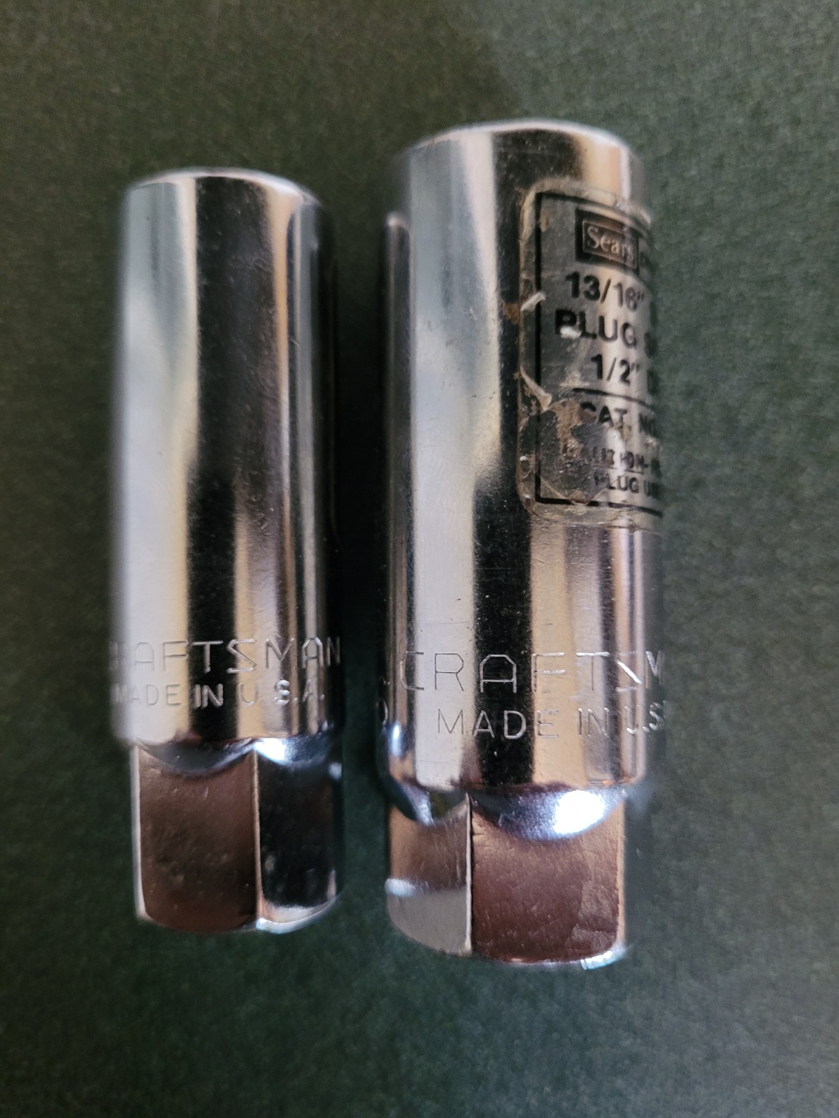 Craftsman G Series 3/8″ Drive 5/8″ & 1/2″ Drive 13/16″ Spark Plug Sockets USA