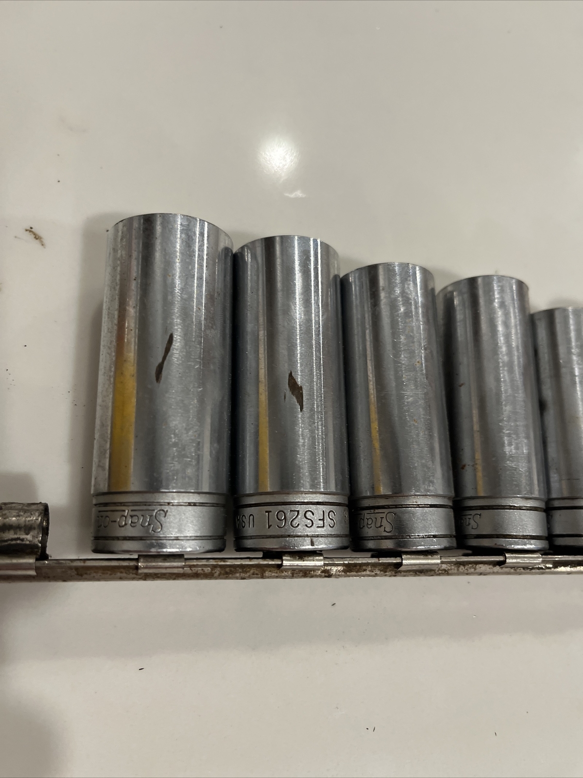 SNAP ON 211SFSY 3/8″ 11 PC SAE6 POINT DEEP SOCKET SET 1/4″ 7/8″ SFS081 TO SFS281