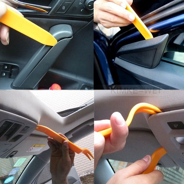 4PCS Car Door Plastic Trim Panel Dash Stereo Radio Installer Removal Pry Tools
