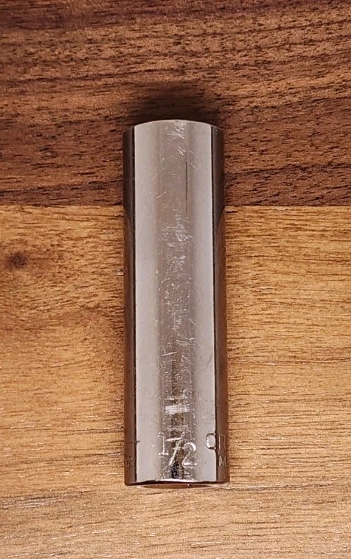 Craftsman USA 1/2″ Deep Well Socket 12 Point 3/8″ Drive Inverted G2 43312