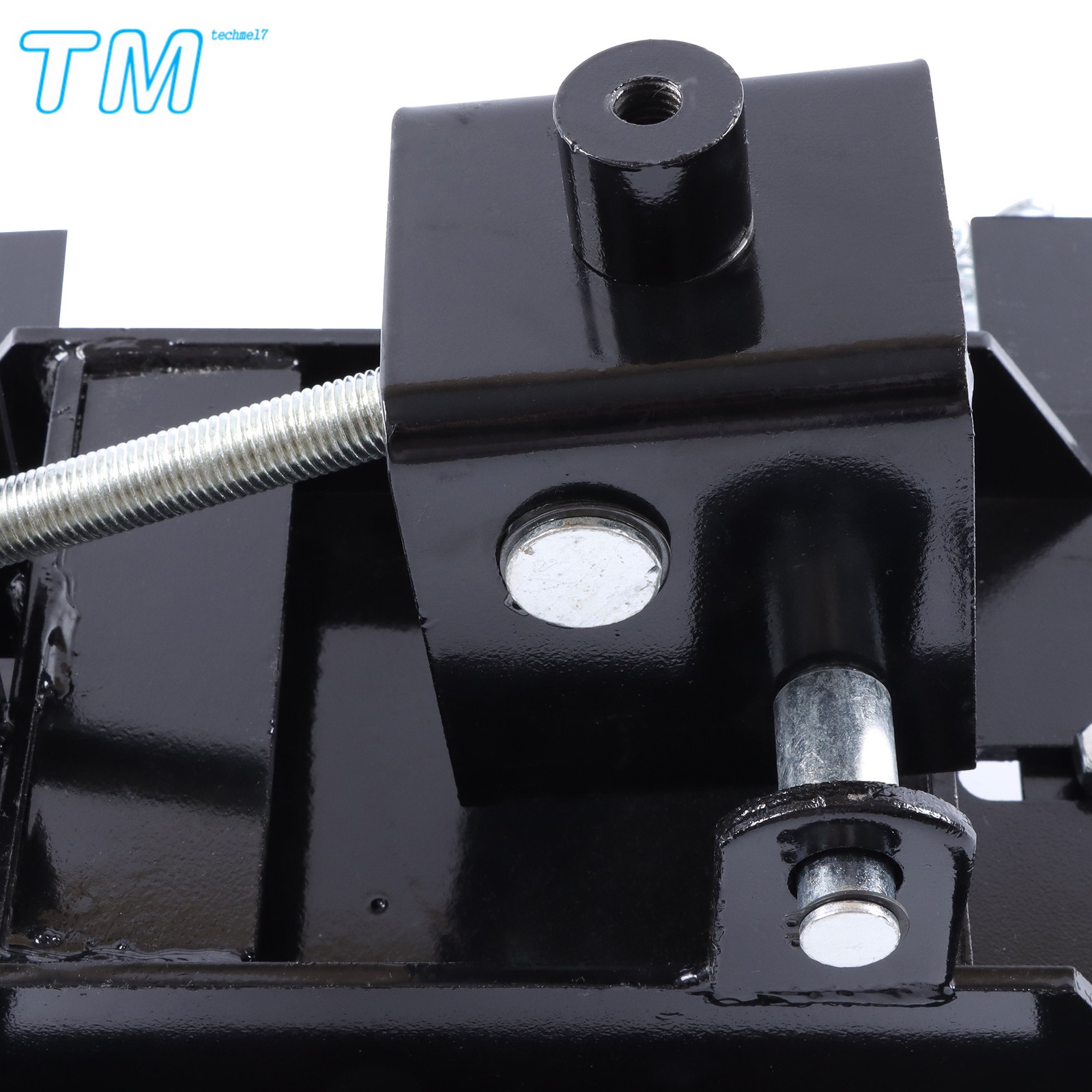 1100lbs Capacity 1/2 Ton Transmission Floor Jack Adapter For Repair Tool Black