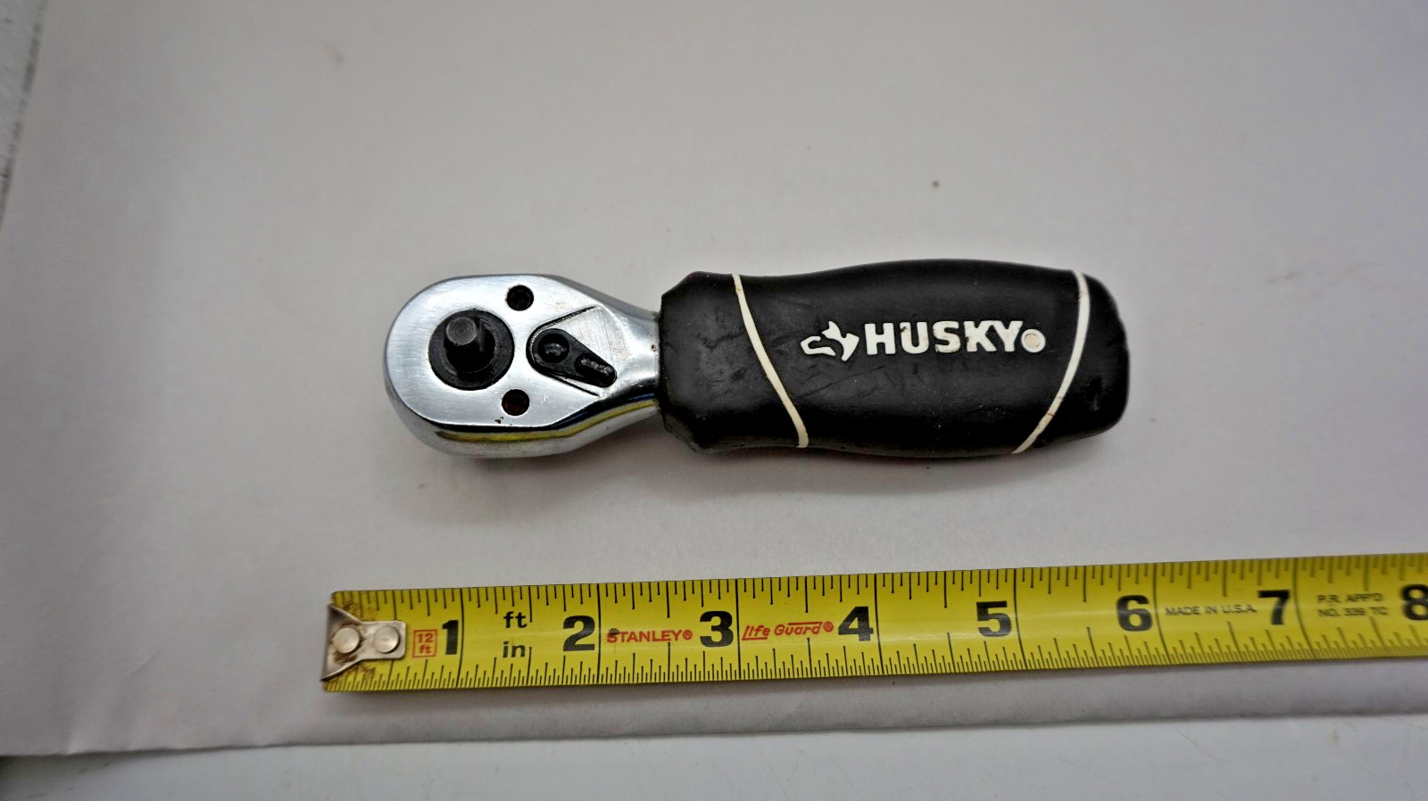 HUSKY DUAL DRIVE 1/4″ & 3/8″ REVERSIBLE STUBBY RATCHET free ship USA only