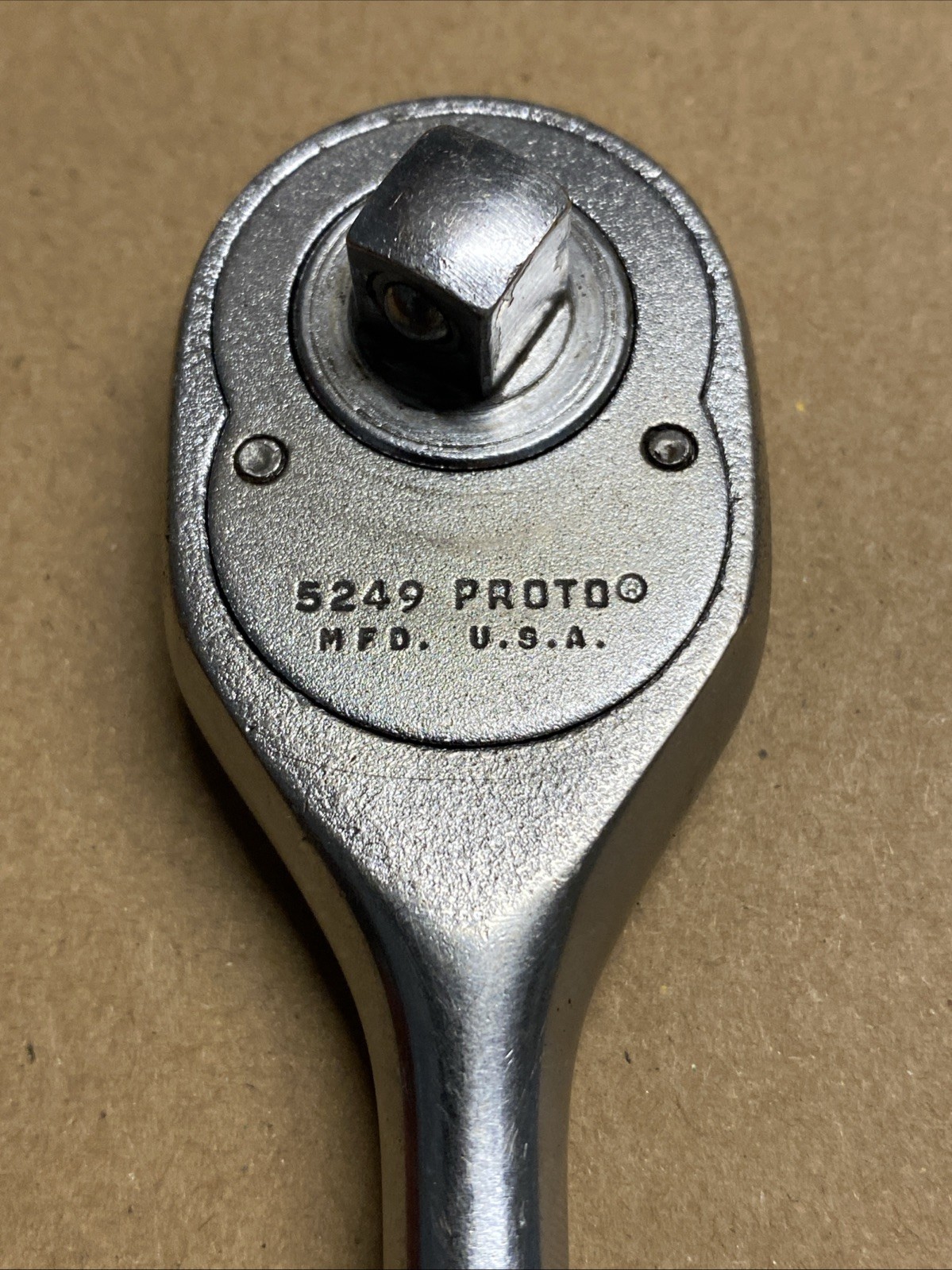 Vintage Proto 5249 3/8 Drive Ratchet Made In USA