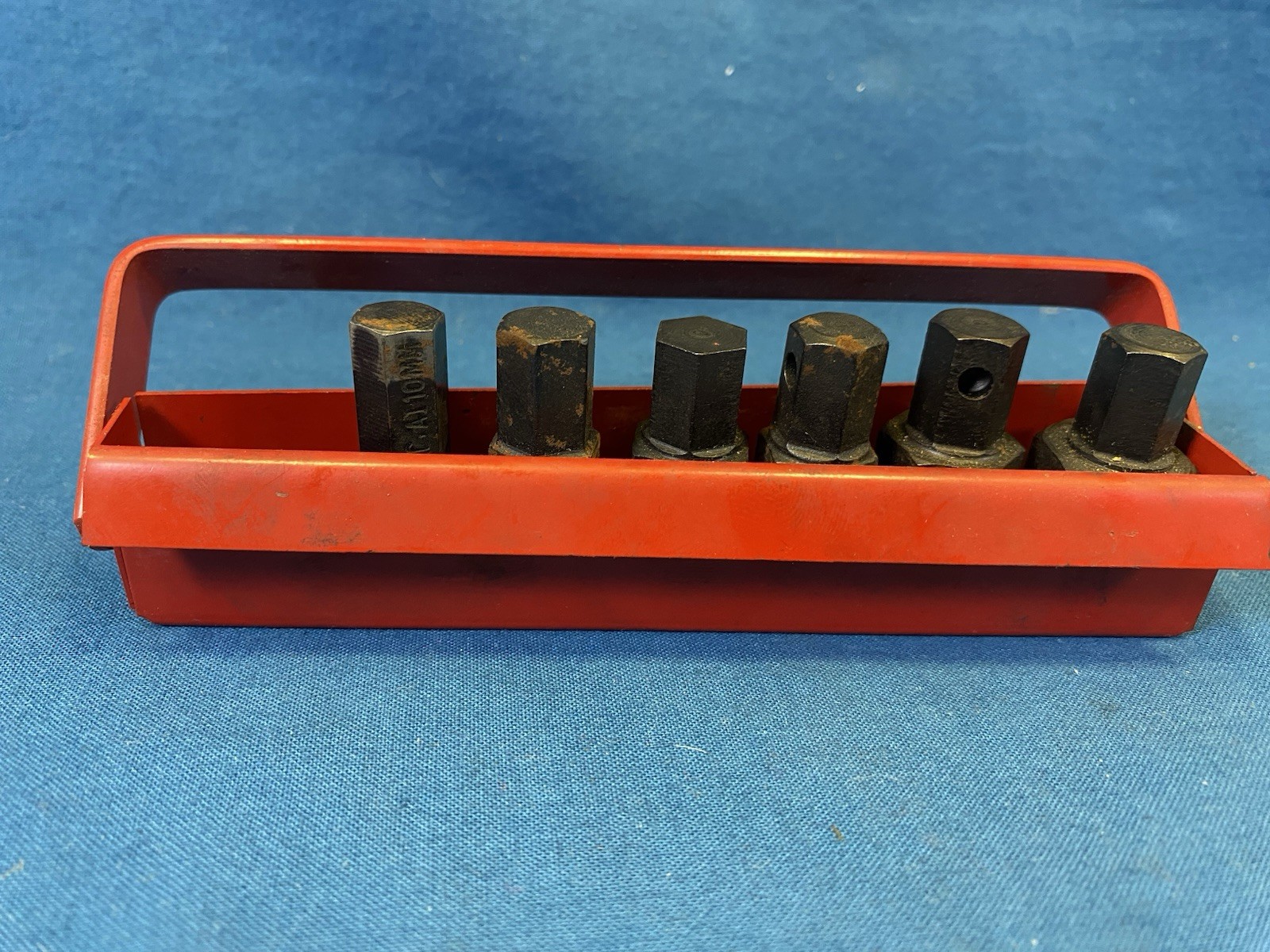 Lot Of 6 – MAC Tools Hex Drive Impact Bits Sockets & Case 3/4” 17mm 15 14 13 10