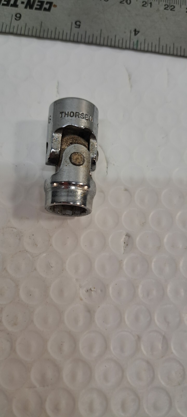 Thorsen USA 414J 7/16 in SAE 3/8” Drive 12 Point wobble Swivel Socket