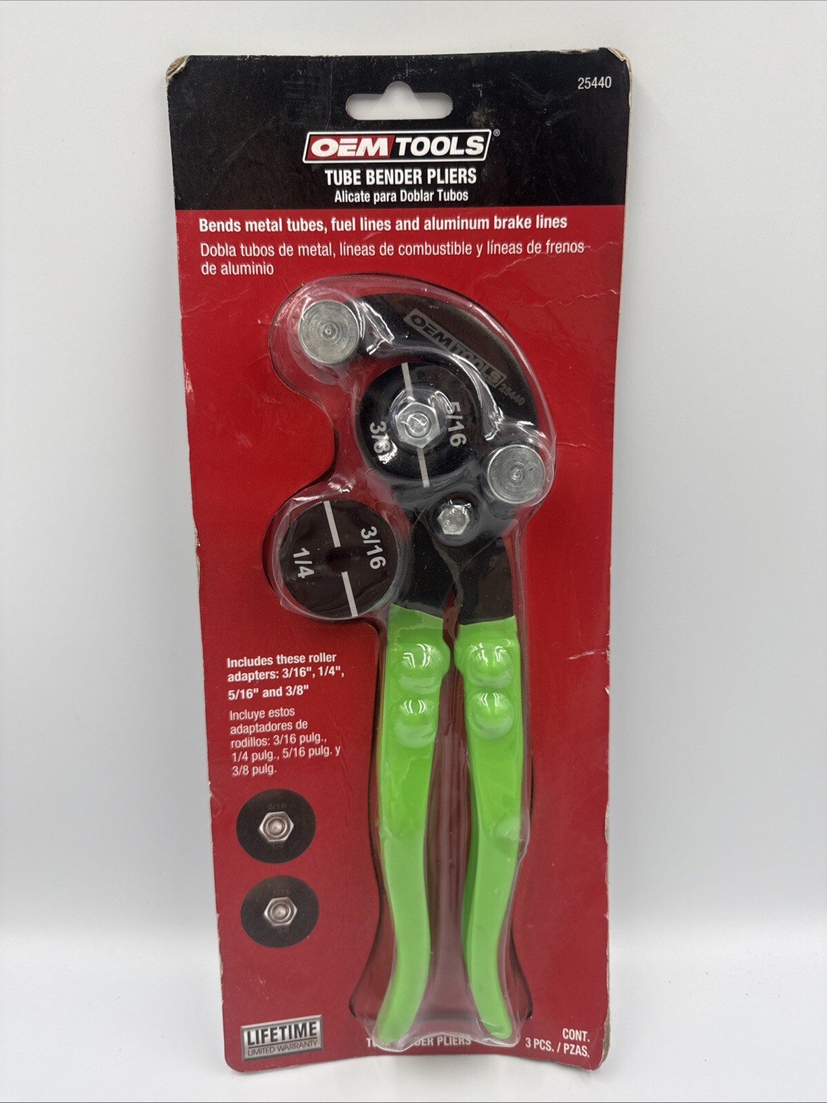 NEW OEMTOOLS 25440 Professional Tube Bending Pliers