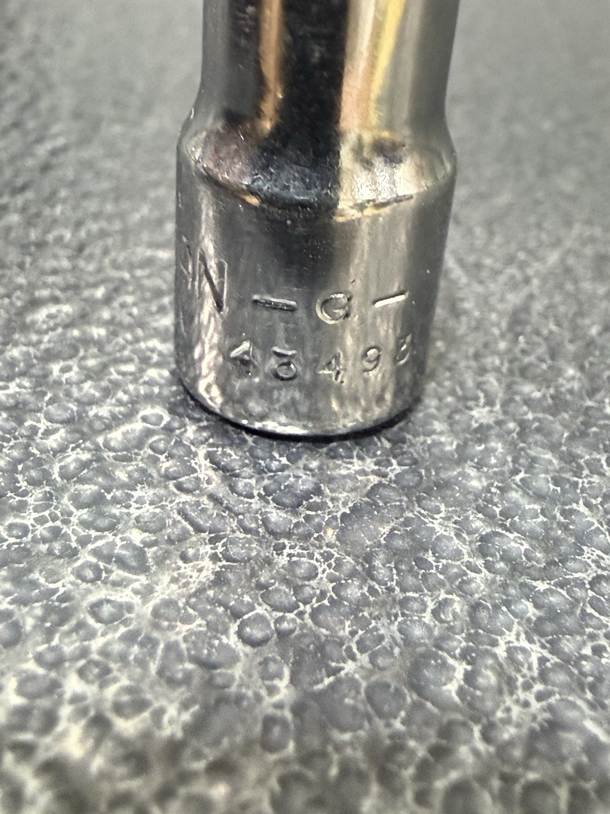 Vtg 1/4″ Craftsman G-Series Part 43493 – 1/4″ Drive 6-Point Socket USA Made