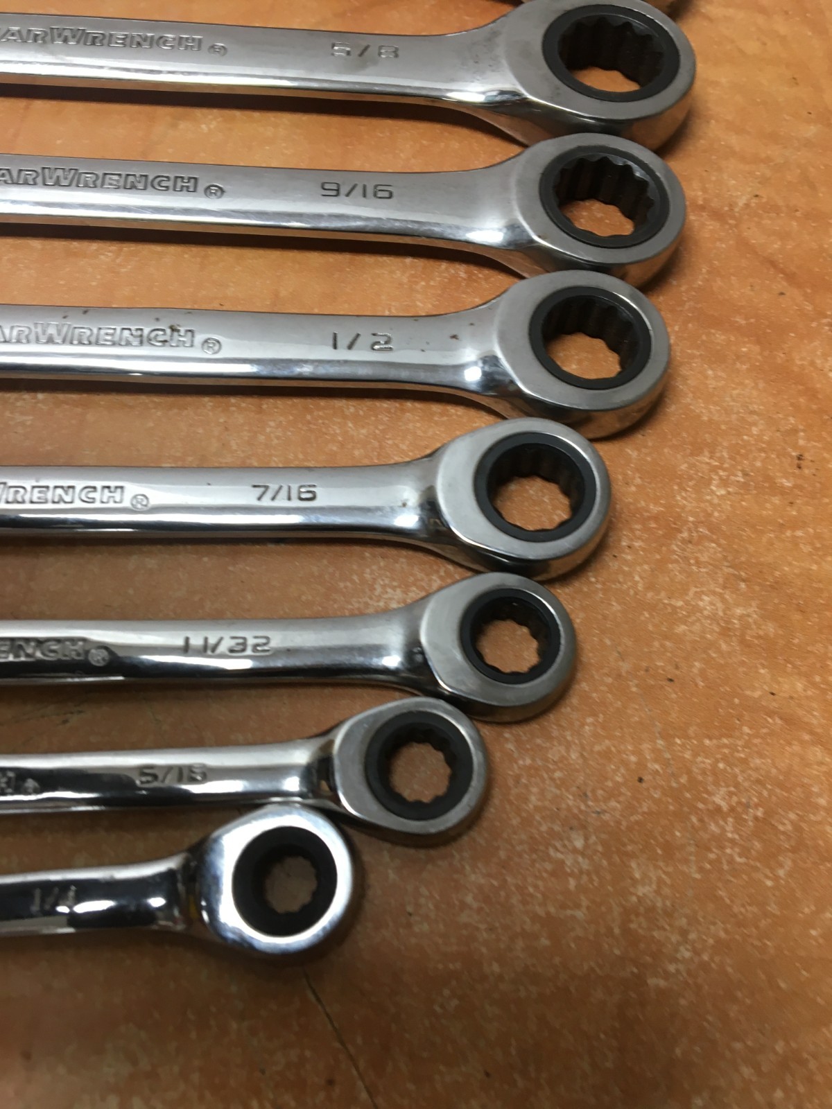 Gearwrench 20pc Ratcheting Wrench Set SAE Metric 8mm to 19mm 1/4 to 3/4