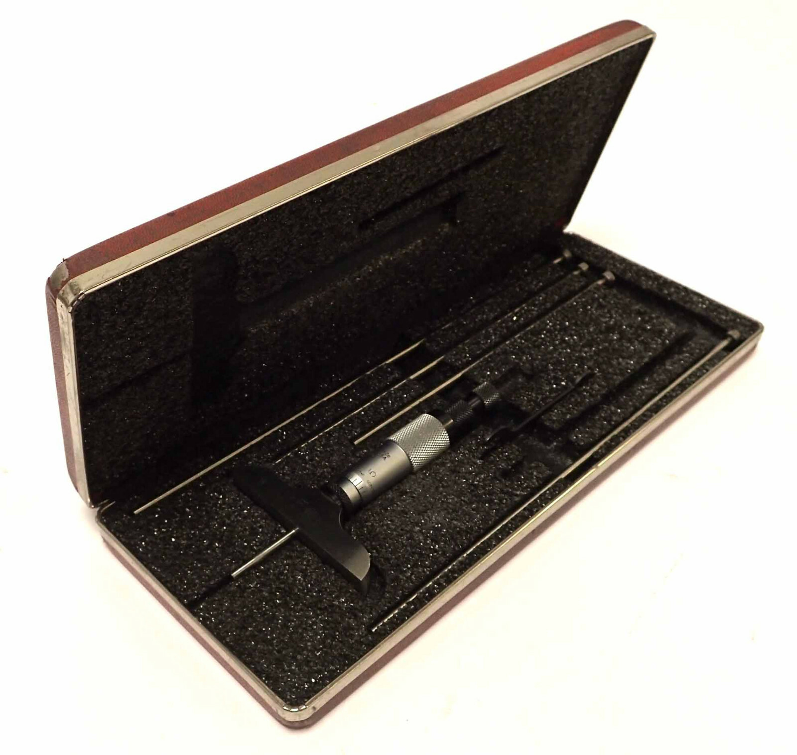 STARRETT 440 SERIES 150RL DEPTH MICROMETER SET, RANGE 0-225MM!