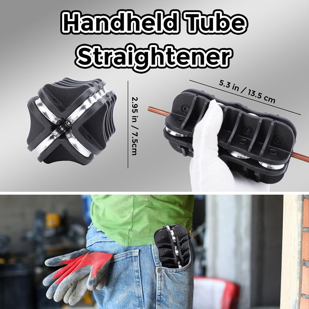 Handheld Tubing Straightener Brake Tool for Stainless Steel Copper Aluminum Tube