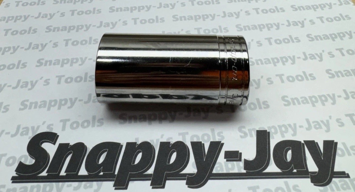 Snap-on Tools USA NEW 1/2″ Drive 1-3/16″ SAE Deep 6 Point Chrome Socket TS381